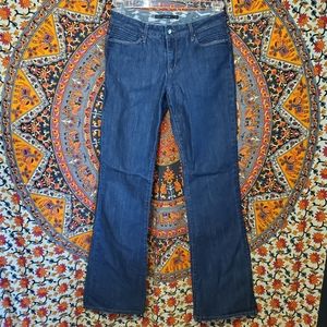 Joe's Jeans Medium Wash Bootcut Pleated Accent "Muse" Fit Jeans Womens Size 27